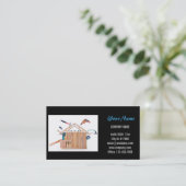 Carte De Visite Outils mécaniques Manufacture de menuiserie (Debout devant)