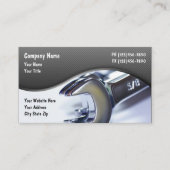 Carte De Visite Outils mécaniques Thème Simple (Devant)