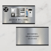 Carte De Visite Outils | Réparateur d'appareils (Devant / Derrière)