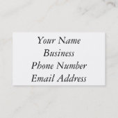 Carte De Visite Outils rustiques (Dos)