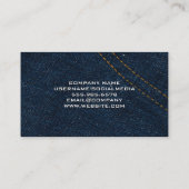 Carte De Visite Outils Seamstress | Jean Pants (Dos)