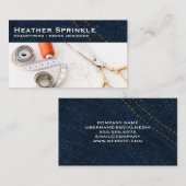 Carte De Visite Outils Seamstress | Jean Pants (Devant / Derrière)