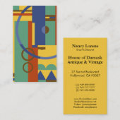 CARTE DE VISITE OUVERTURE : BOCAL À POISSONS (Devant / Derrière)