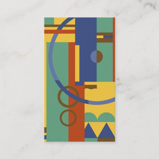 CARTE DE VISITE OUVERTURE : BOCAL À POISSONS (Devant)