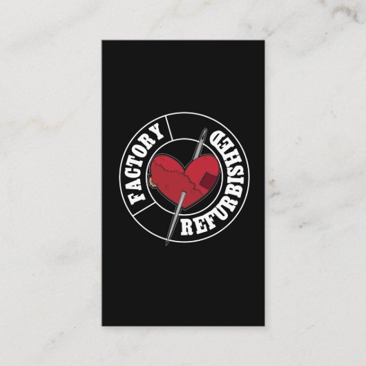 Carte De Visite Ouvrez le cadeau de récupération de chirurgie (Devant)