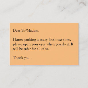 Carte De Visite Ouvrez vos yeux