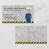 Carte De Visite Ouvrier de construction polyvalent (Devant / Derrière)
