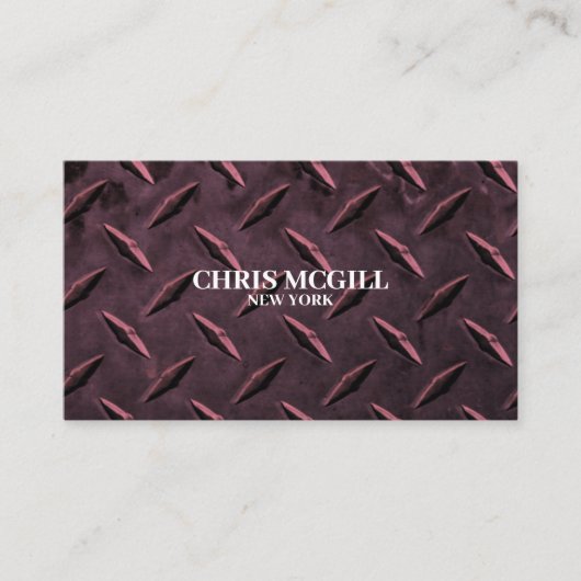 Carte De Visite Ouvrier de construction sur mesure de la texture e (Devant)