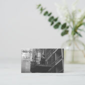Carte De Visite Ouvrier de construction sur plate-forme de grue (Debout devant)