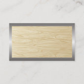 Carte De Visite Ouvrier du bâtiment | Arrière - plan de grains de  (Dos)