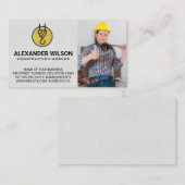 Carte De Visite Ouvrier du bâtiment | Carpentier (Devant / Derrière)