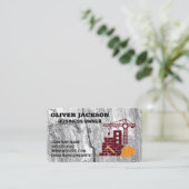 Carte De Visite Ouvrier du bâtiment | Chantier de construction | I (Debout devant)
