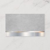 Carte De Visite Ouvrier du bâtiment | Col bleu (Dos)