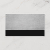 Carte De Visite Ouvrier du bâtiment | modèle de code QR (Dos)