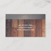 Carte De Visite Ouvrier du bâtiment | Ville Skyline (Dos)