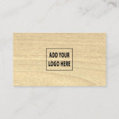 Carte De Visite Ouvrier rustique de la construction menuiserie (Dos)