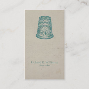 Carte De Visite Ouvrière couturière de fabricant de robe de dé 