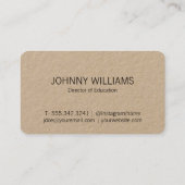 Carte De Visite Ouvrir le livre (Dos)