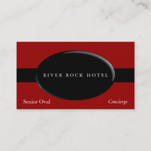 Carte De Visite Oval Obsidian