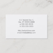 Carte De Visite Oval Obsidian Up (Dos)