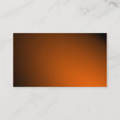 Carte De Visite Oval - Orange tacheté (Dos)