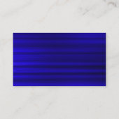 Carte De Visite Ovale - bleu balayé II (Dos)