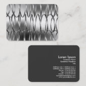 Carte De Visite Overlapping Springs B&W (Devant / Derrière)