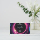 Carte De Visite OVNI dans le trou noir (Debout devant)