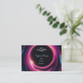 Carte De Visite OVNI dans le trou noir (Debout devant)