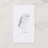 Carte De Visite owl フクロウ名刺 (Devant)