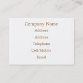 CARTE DE VISITE OWLS (Dos)