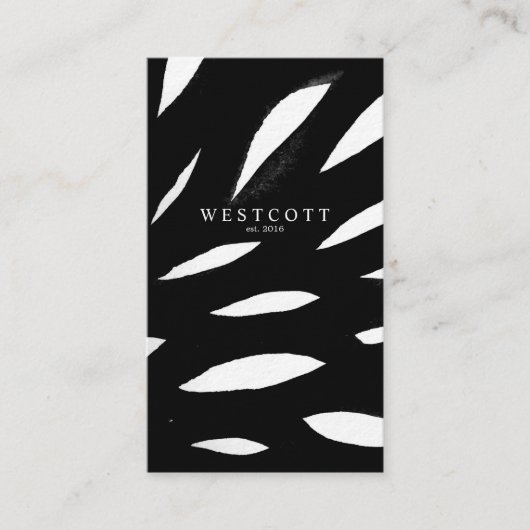 CARTE DE VISITE P L U M E (Devant)