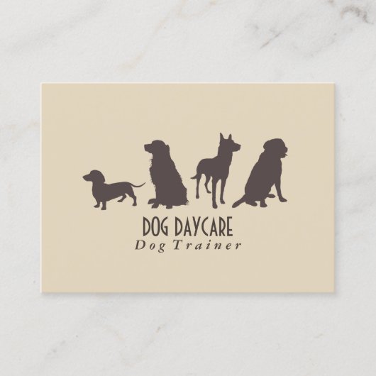 Carte De Visite Pack Canine | Formation des chiens (Devant)