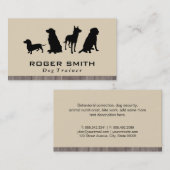 Carte De Visite Pack Canine | Formation des chiens (Devant / Derrière)