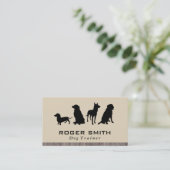 Carte De Visite Pack Canine | Formation des chiens (Debout devant)