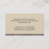 Carte De Visite Pack Canine | Formation des chiens (Dos)