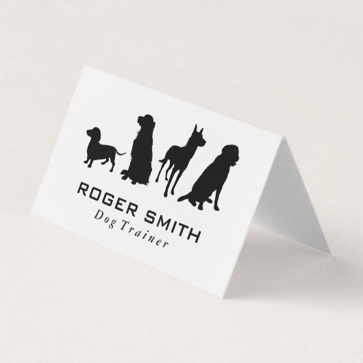 Carte De Visite Pack Canine | Formation des chiens (Devant)