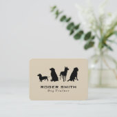 Carte De Visite Pack Canine | Formation des chiens (Debout devant)