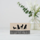 Carte De Visite Pack Canine | Formation des chiens | Marbre en cui (Debout devant)