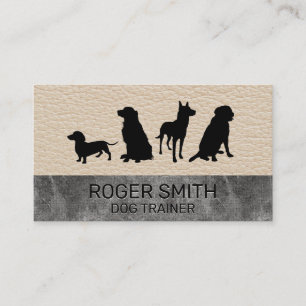 Carte De Visite Pack Canine Formation des chiens Marbre en cui