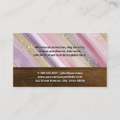 Carte De Visite Pack chien | Bois | Peint main (Dos)