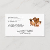 Carte De Visite Pack de chiens (Devant)