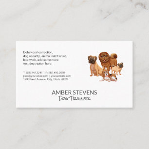 Carte De Visite Pack de chiens