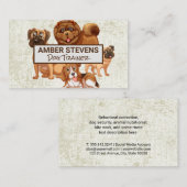 Carte De Visite Pack de chiens | Animal (Devant / Derrière)
