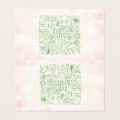 Carte De Visite Pack Jardin (Extérieur déplié)