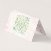 Carte De Visite Pack Jardin (Dos)