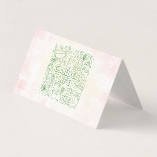 Carte De Visite Pack Jardin