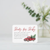 Carte De Visite Pack Red Plaid de Joy Livres pour Baby Insert (Debout devant)