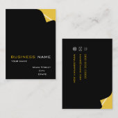 Carte De Visite page_turn_business_card (Devant / Derrière)