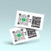Carte De Visite Paiement par code QR simplifié  